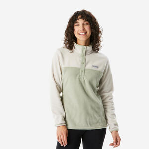 Chaqueta polar de senderismo montaña mujer, Columbia Benton beige