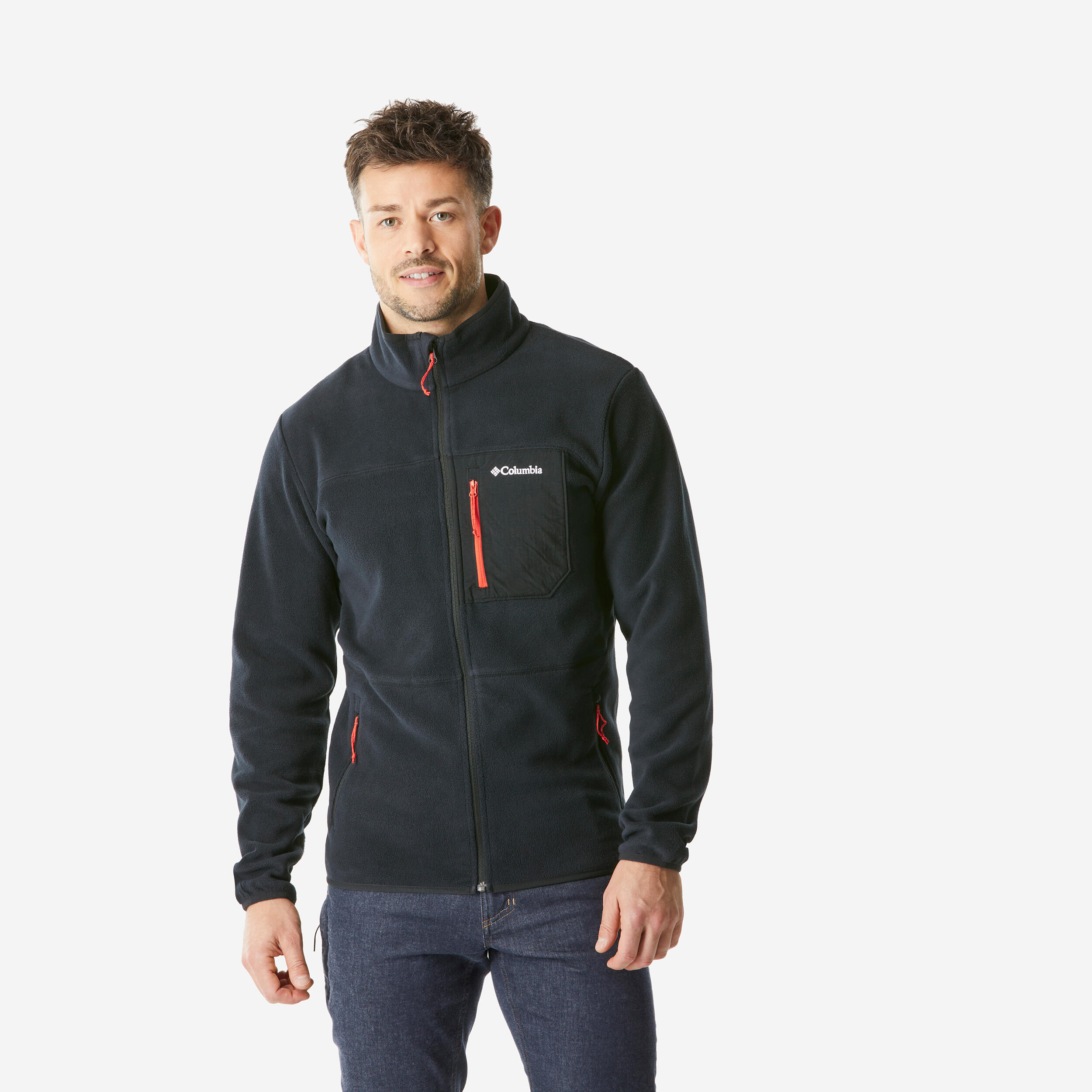Men’s Columbia Riverplace Hiking Fleece Jacket - Black 4/5