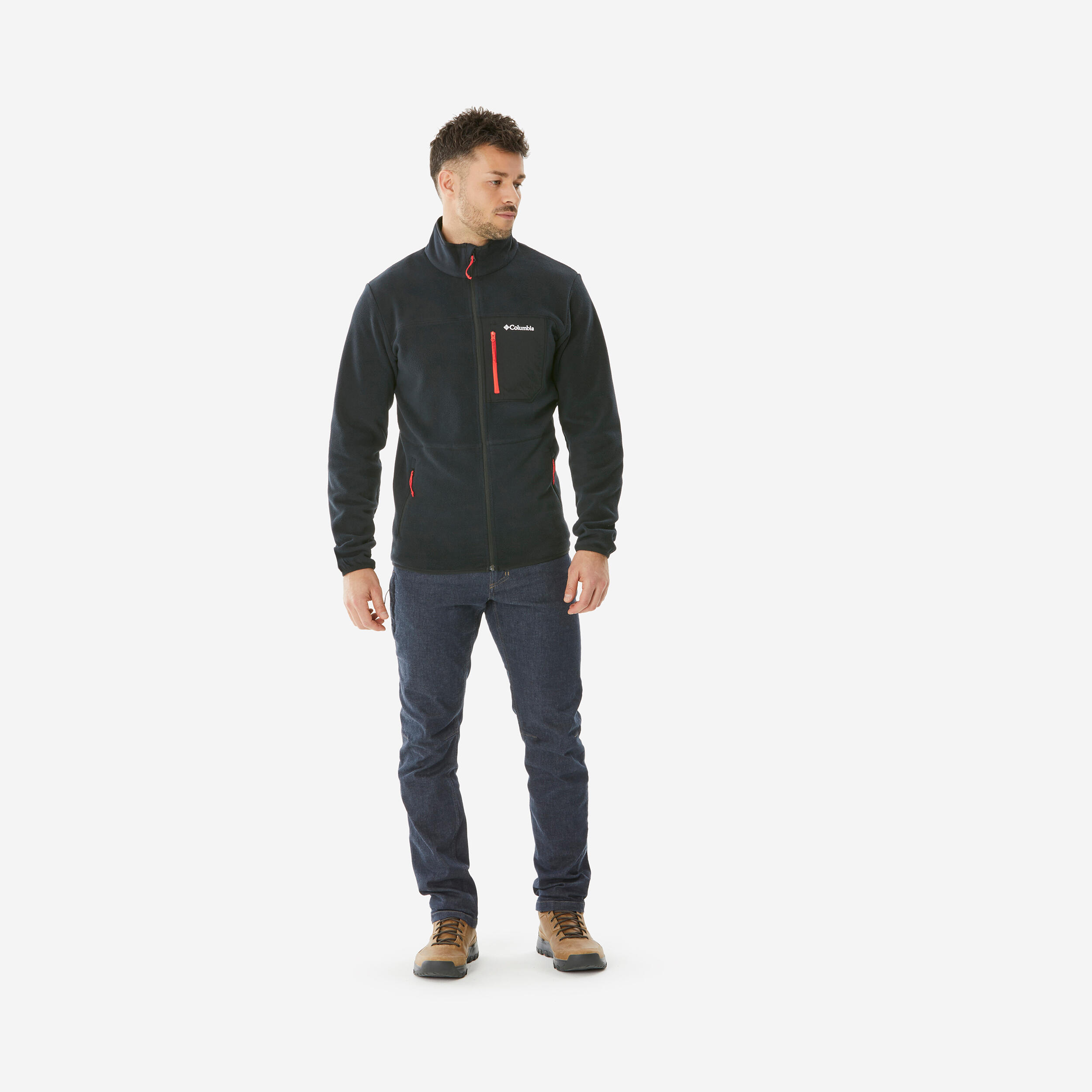 Men’s Columbia Riverplace Hiking Fleece Jacket - Black 3/5