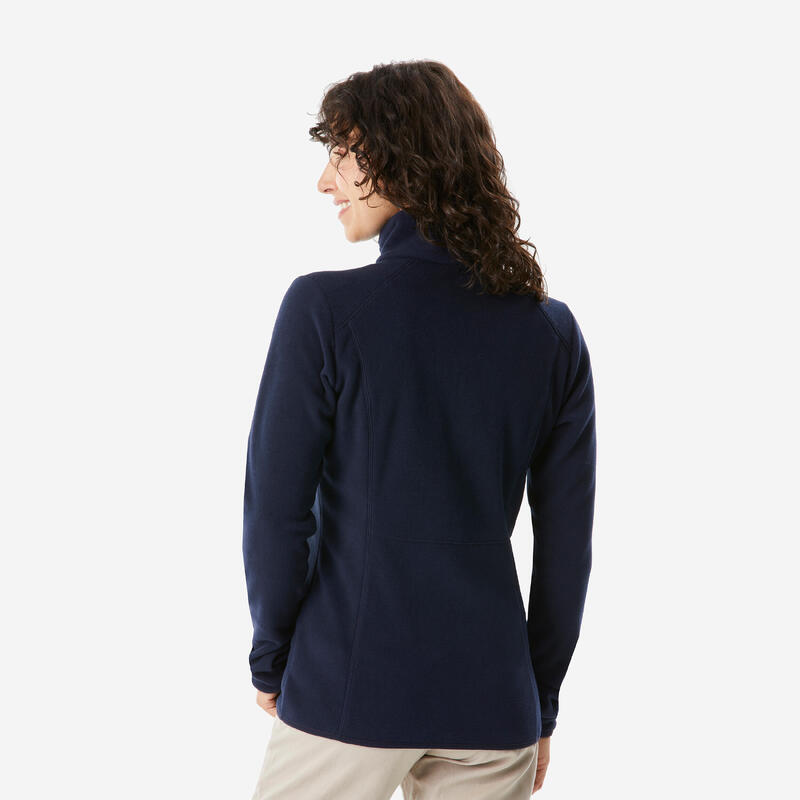 Veste Polaire de randonnée montagne Femme, Columbia Riverplace grise