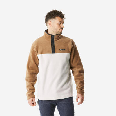 Fleece voor bergwandelen heren bruin