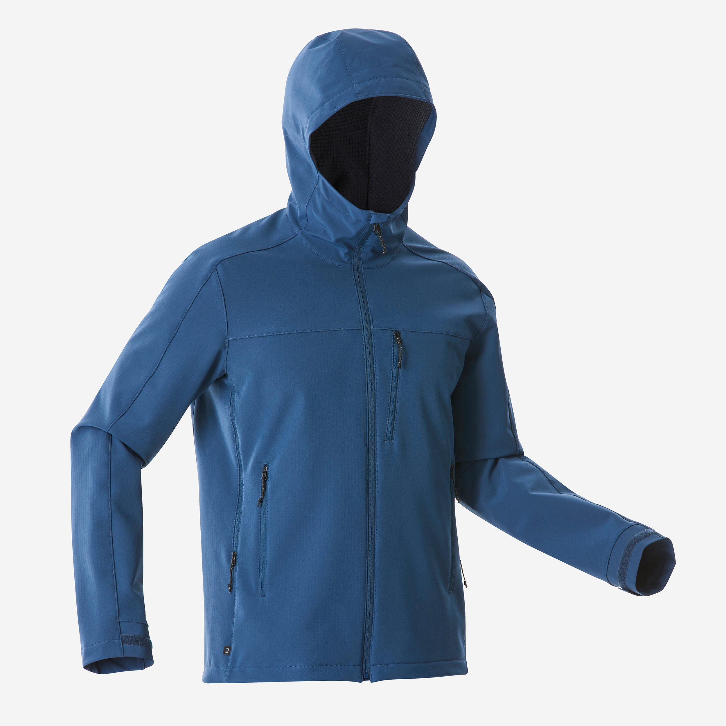 Softshell de montaña y trekking perlante cortavientos Hombre Forclaz MT500 9/9