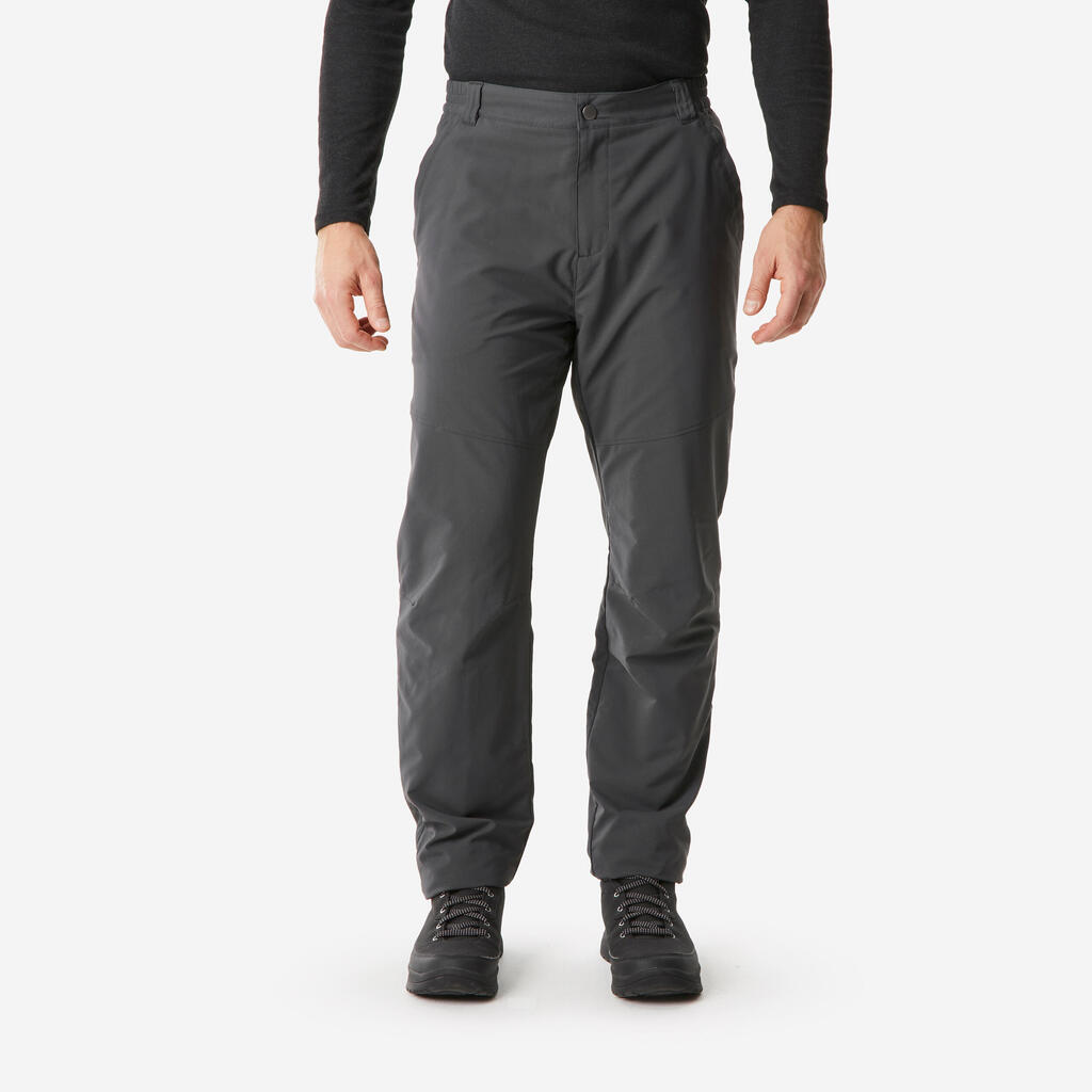 Wanderhose Herren warm wasserabweisend - NH100 grau 
