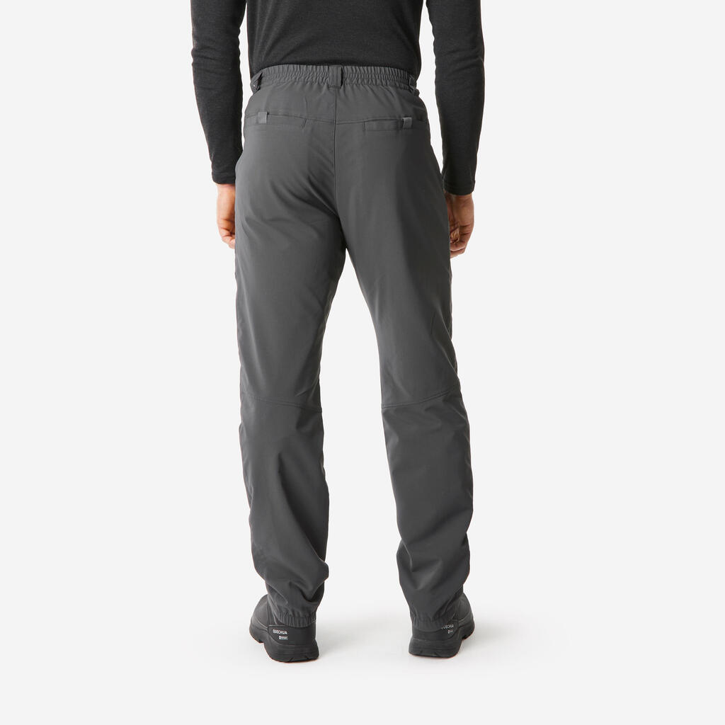 Pantalone za planinarenje NH100 vodoodbojne do -10 °C muške - sive