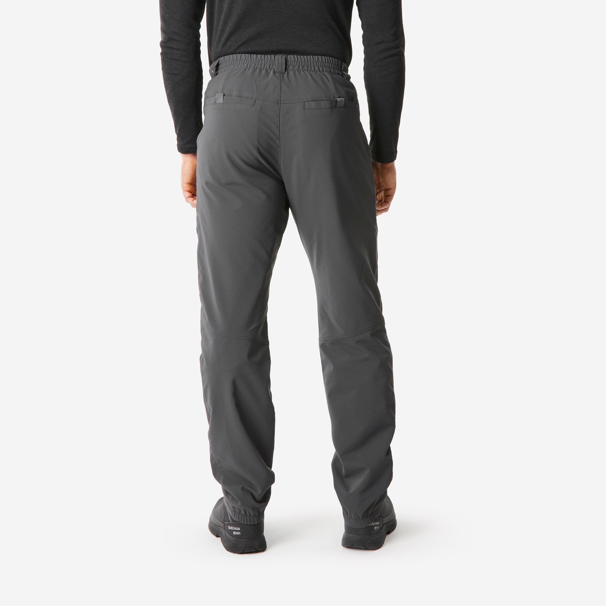 Wanderhose Herren warm wasserabweisend - NH100 grau  3/5