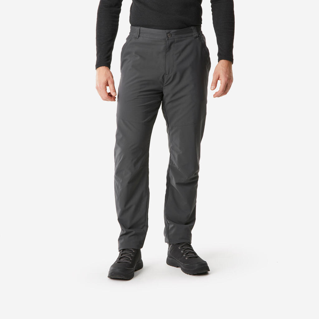 Pantalone za planinarenje NH100 vodoodbojne do -10 °C muške - sive