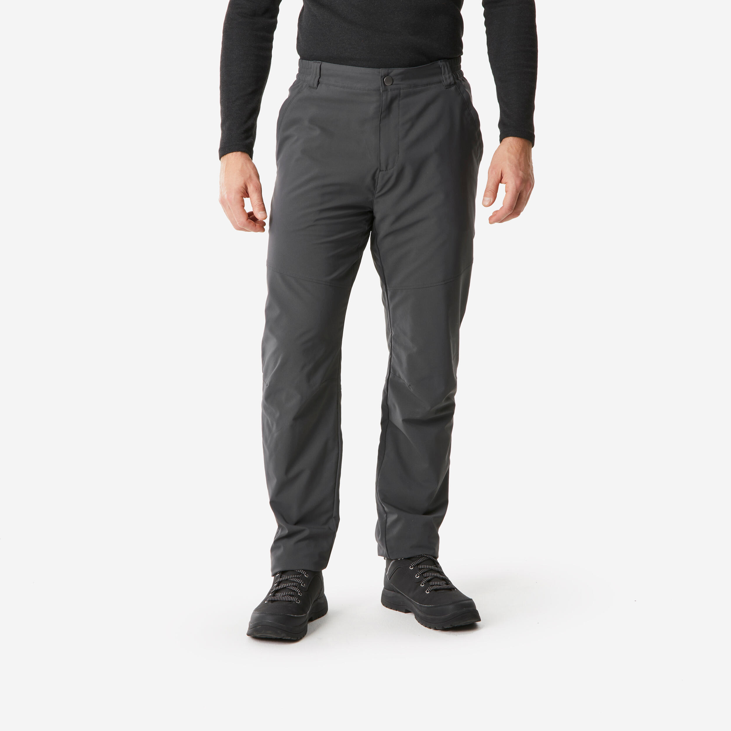 Pantalon Impermeabil Drumeție -10°C NH100 Gri Bărbați
