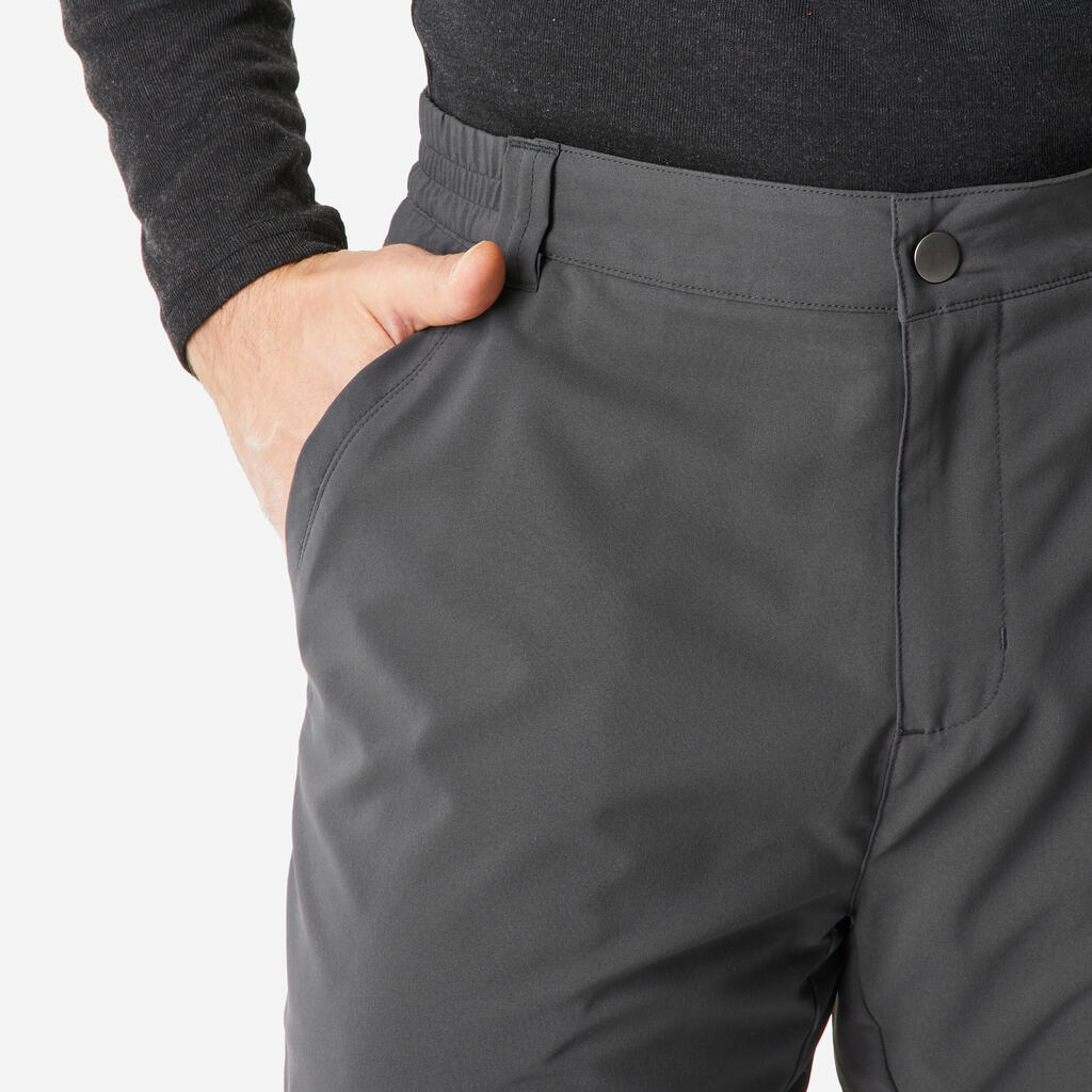 Pantalone za planinarenje NH100 vodoodbojne do -10 °C muške - sive