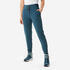 Women’s warm water-repellent hiking trousers, NH500 - Green