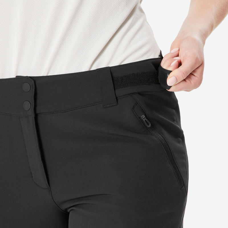 Kadın Sıcak Tutan Outdoor Pantolon - Siyah - SH500 Ventil