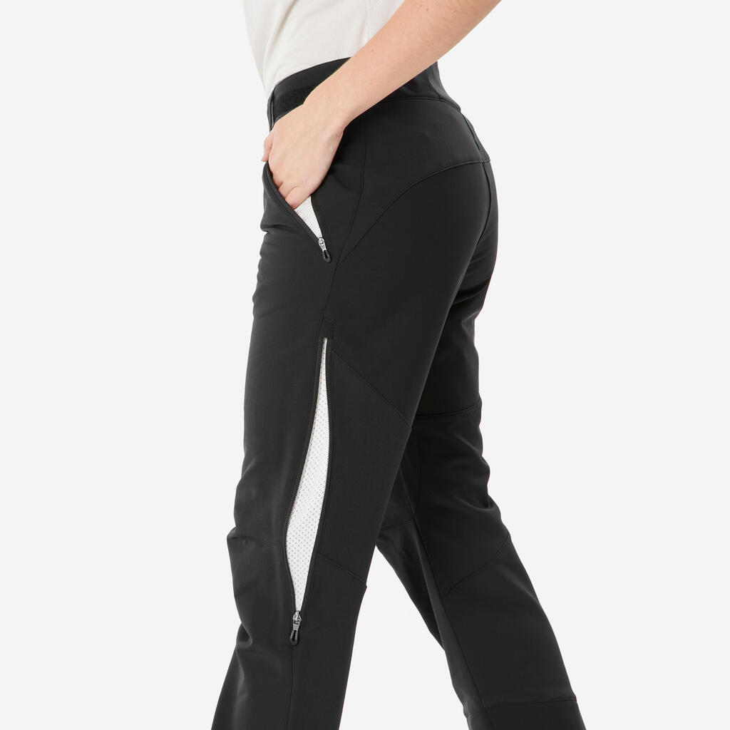 Pantalone za planinarenje SH500 vodoodbojne tople prozračne ženske
