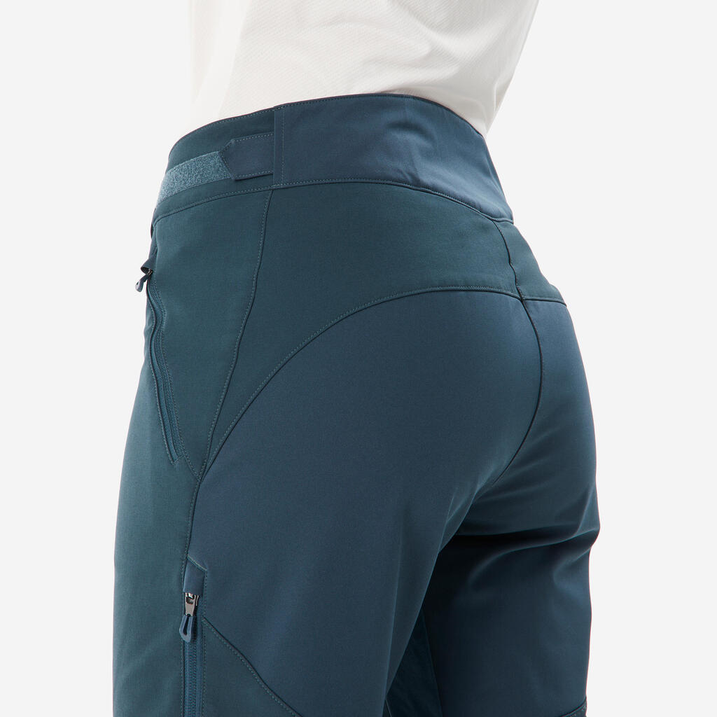 Pantalone za planinarenje SH500 vodoodbojne tople prozračne ženske