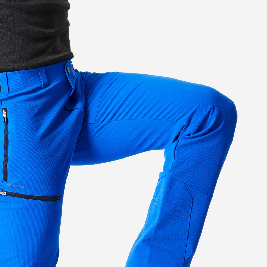 Pantalone za planinarenje SH900 tople i vodoodbojne muške - plave