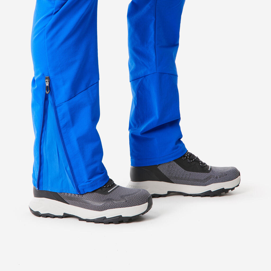 Pantalone za planinarenje SH900 tople i vodoodbojne muške - plave