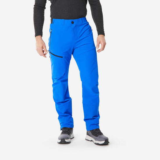 Pantaloni caldi trekking uomo SH900 blu