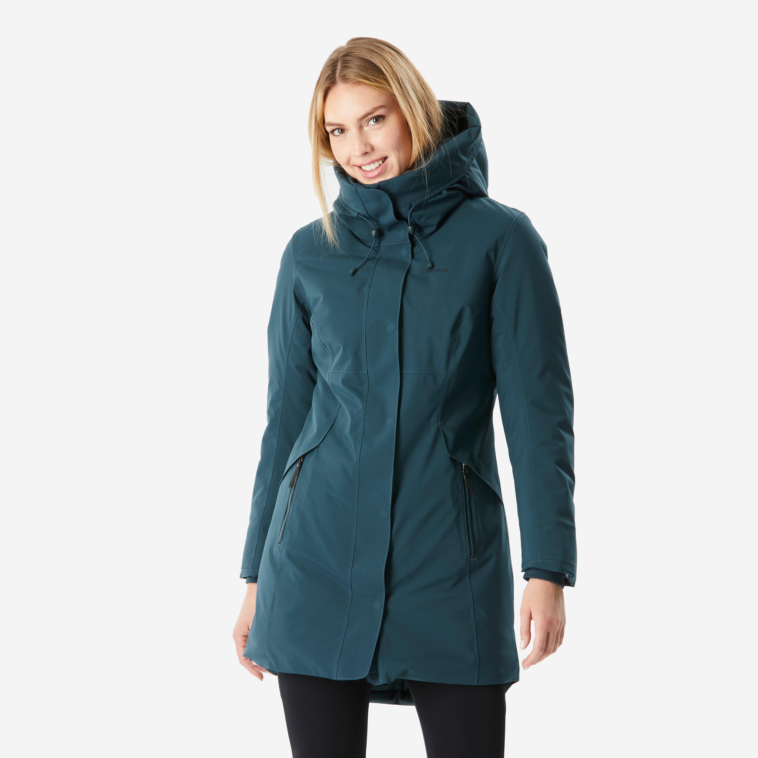 PARKA DONNA IMPERMEABILE PER ESCURSIONI INVERNALI - SH500 -10°C