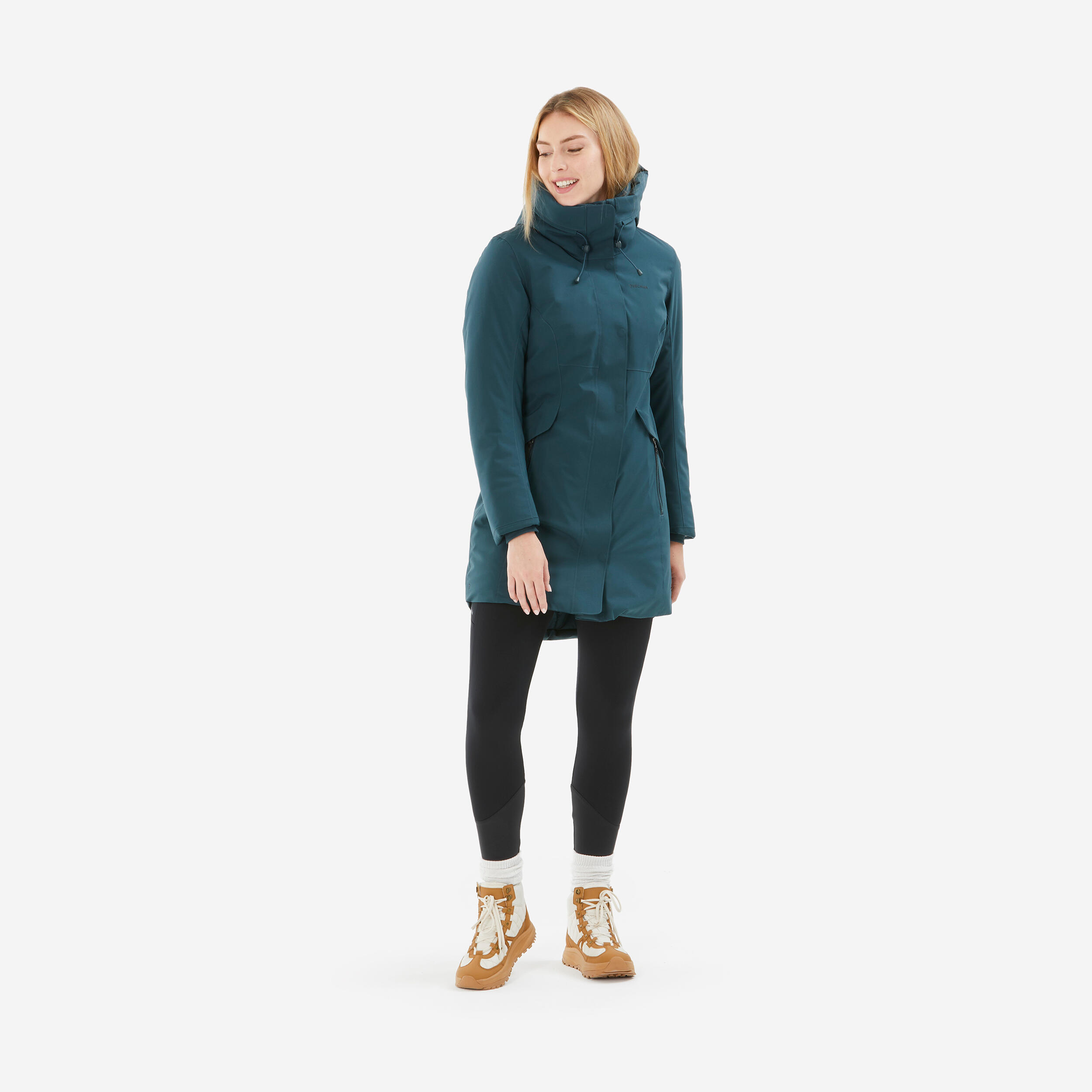 PARKA HIVER IMPERMEABLE DE RANDONNEE SH500 10 C FEMME Decathlon