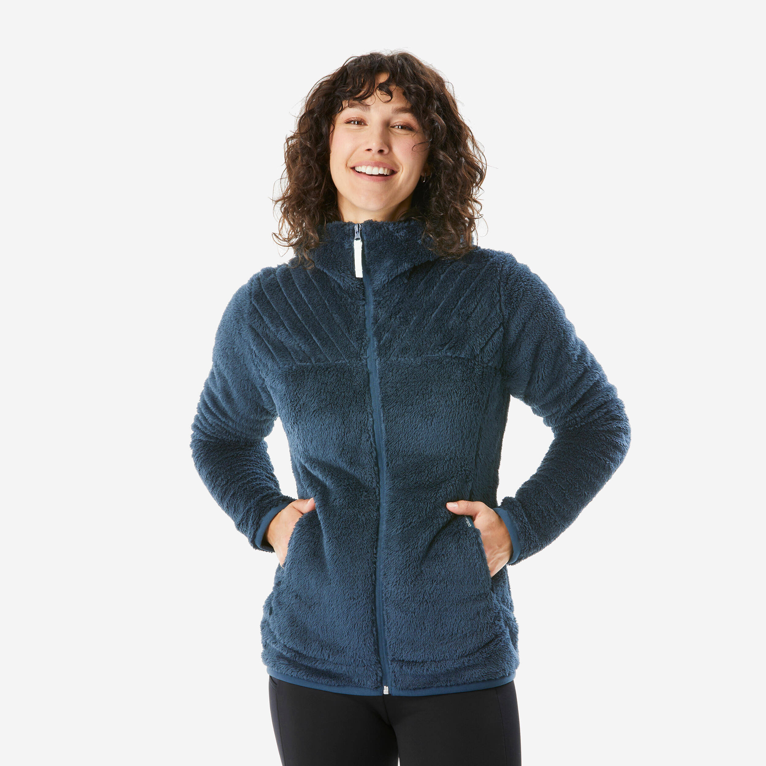 Women’s Warm Hiking Fleece - SH500 -  1