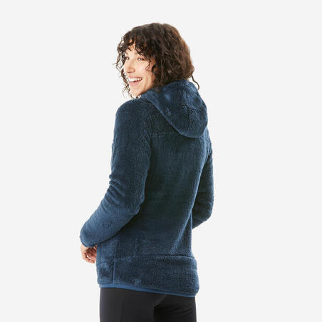 Кофта флісова жіноча SH500 бірюзова