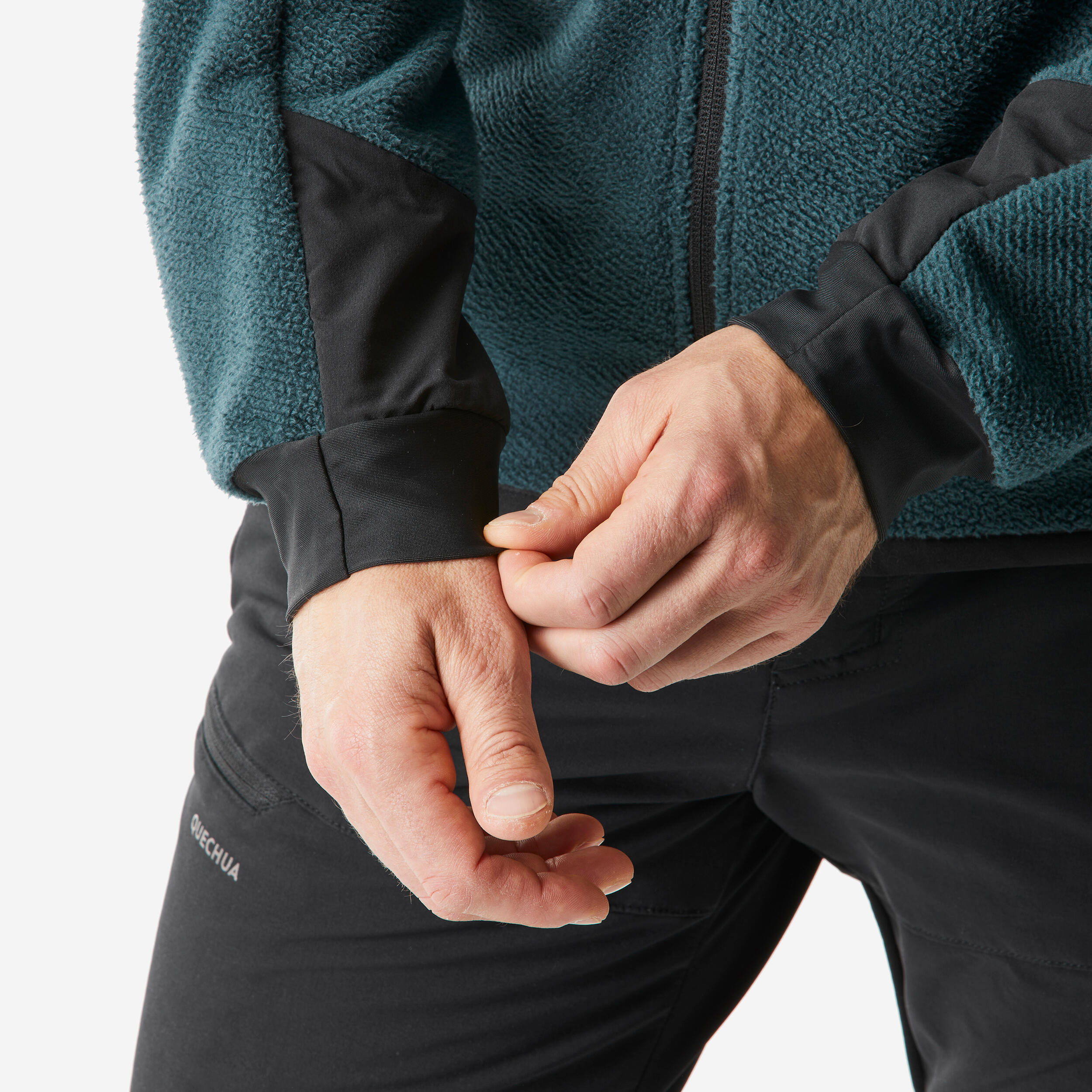 Men’s Fleece Hiking Jacket – SH 500 - QUECHUA