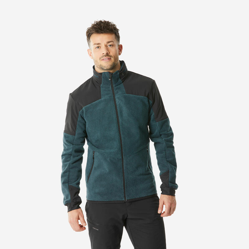 Warme fleece wandeljas voor heren SH500 MOUNTAIN