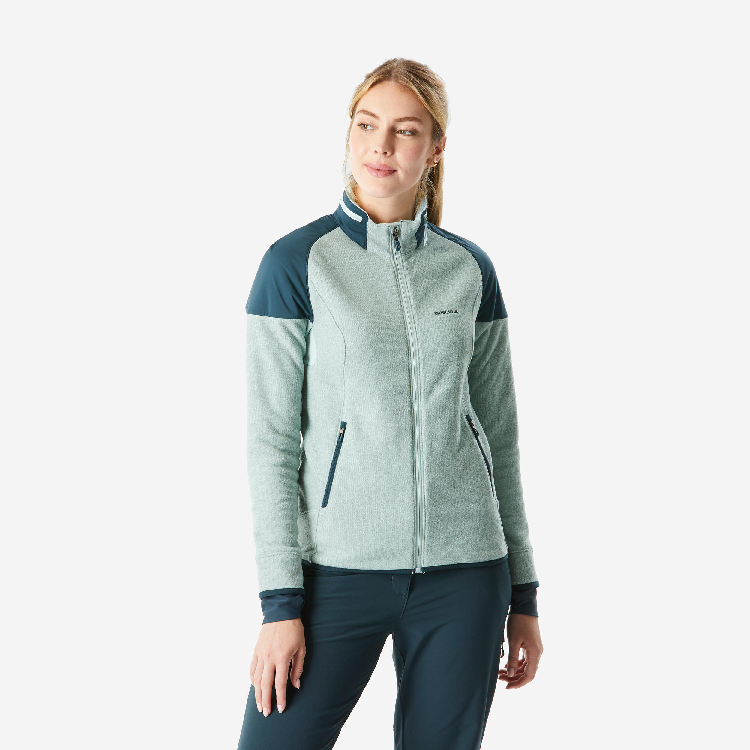 Women’s Fleece Hiking Jacket - SH 500 - QUECHUA