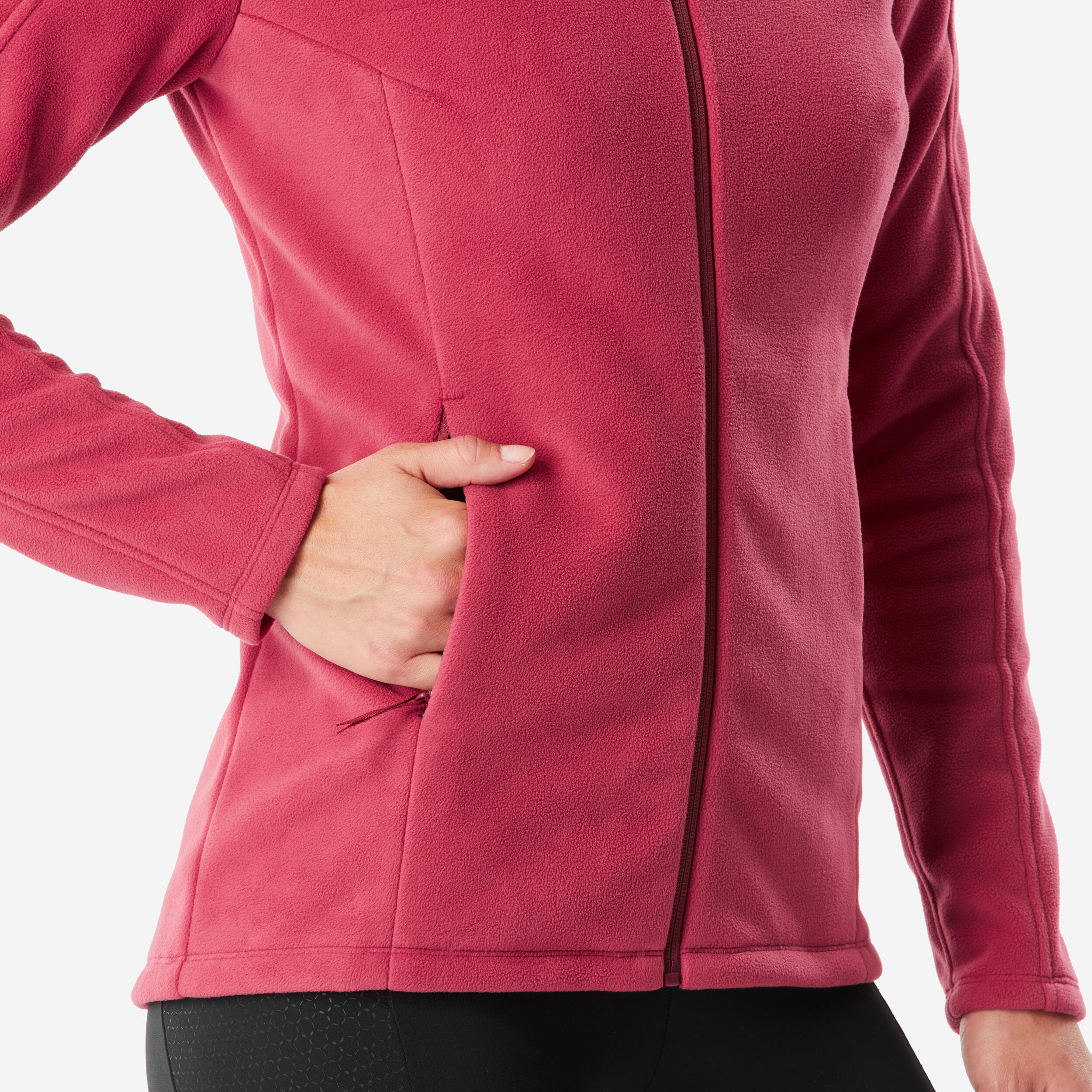 Fleece jas MH500 voor dames roze 5/5