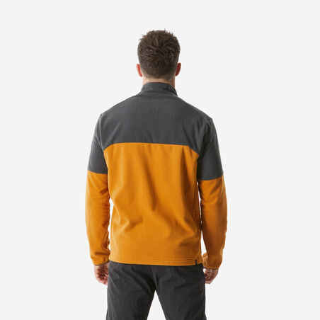 MEN'S HIKING FLEECE MH 500 - BROWN