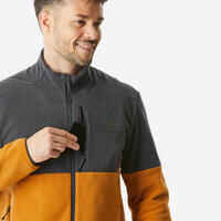 MEN'S HIKING FLEECE MH 500 - BROWN