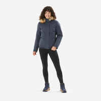 Women’s waterproof winter hiking jacket - SH500 -8°C