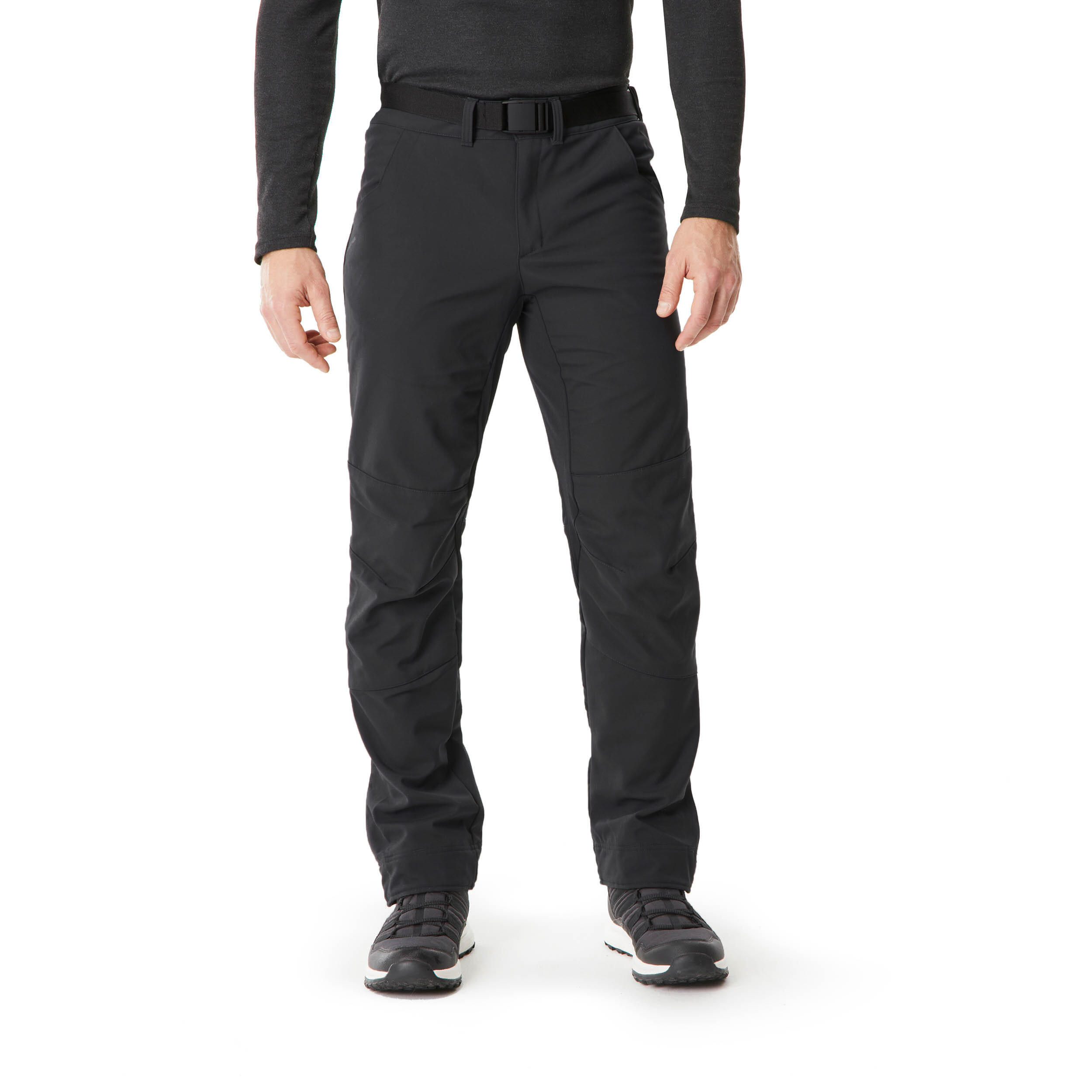 WARM WATER-REPELLENT HIKING PANTS - SH500 - MEN