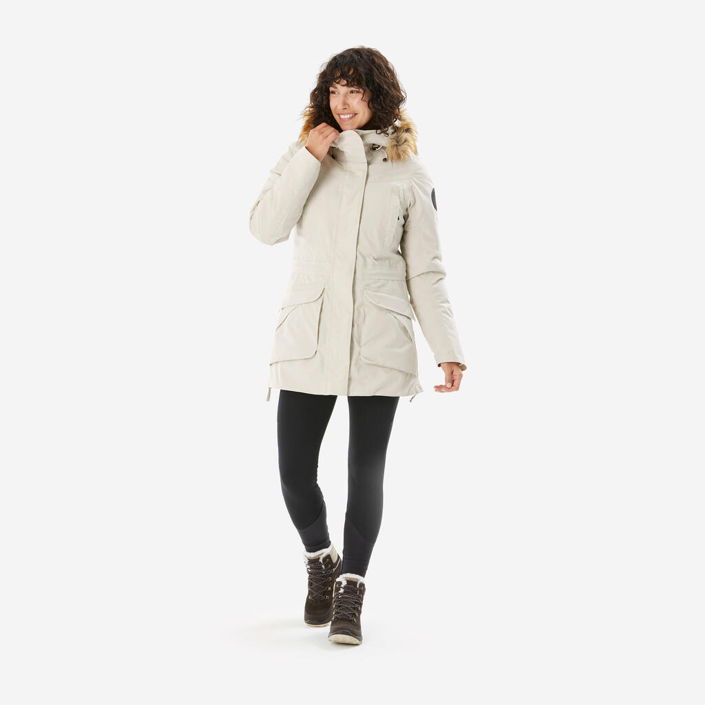 Legging chaud déperlant de randonnée - SH500 - femme