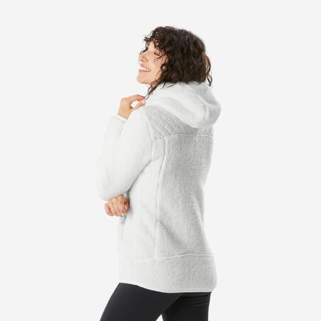 Куртка флисовая тёплая походная женская SH100 ULTRA-WARM