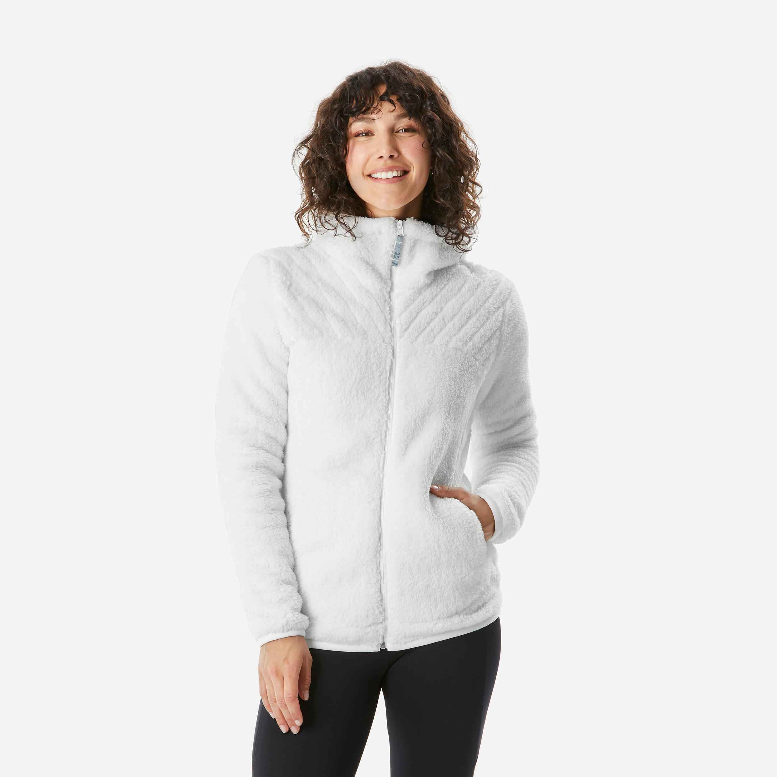 Chaqueta polar blanca mujer sale