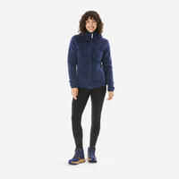 Women’s Warm Hiking Fleece Jacket NH500 - Blue