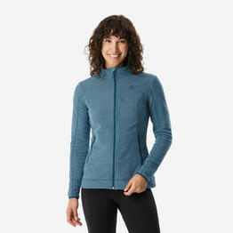 Veste Polaire de randonnée - MH120 - Turquoise - Femme