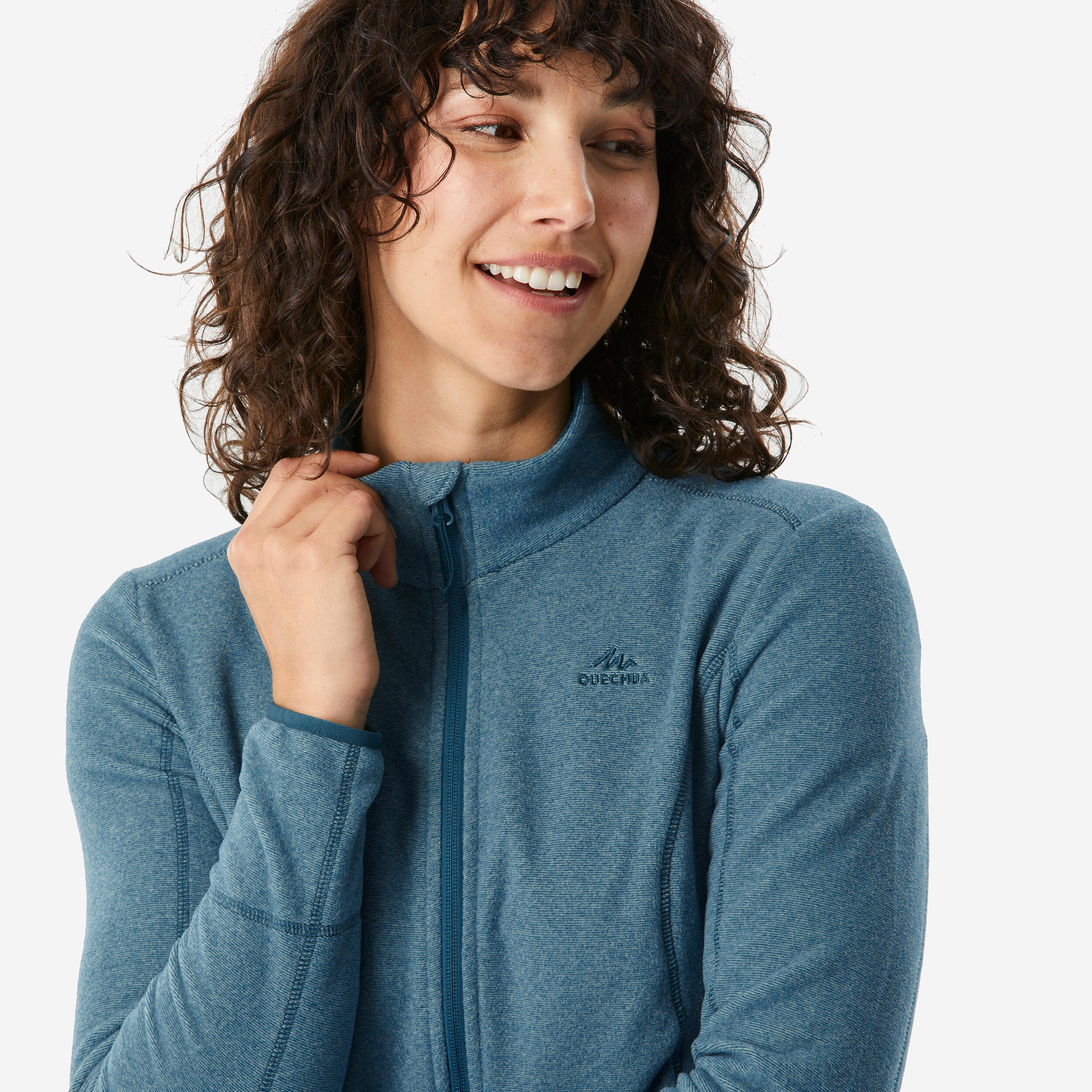 Fleecevest MH100 voor dames blauw 4/5