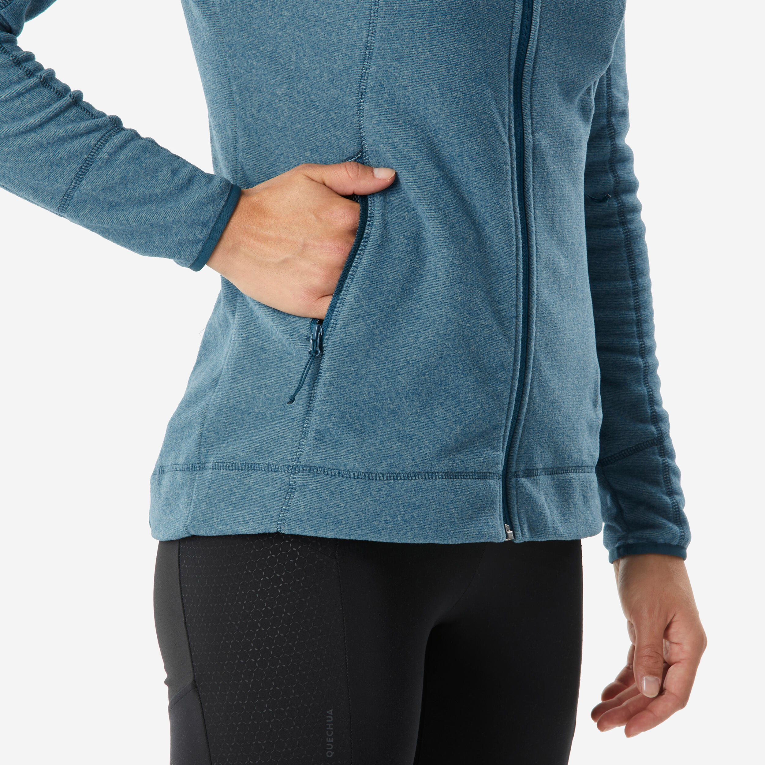 Women’s Fleece Hiking Jacket - MH 120 - QUECHUA