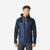 Sweat à capuche de randonnée - NH100 Hybride - Bleu Marine - Homme