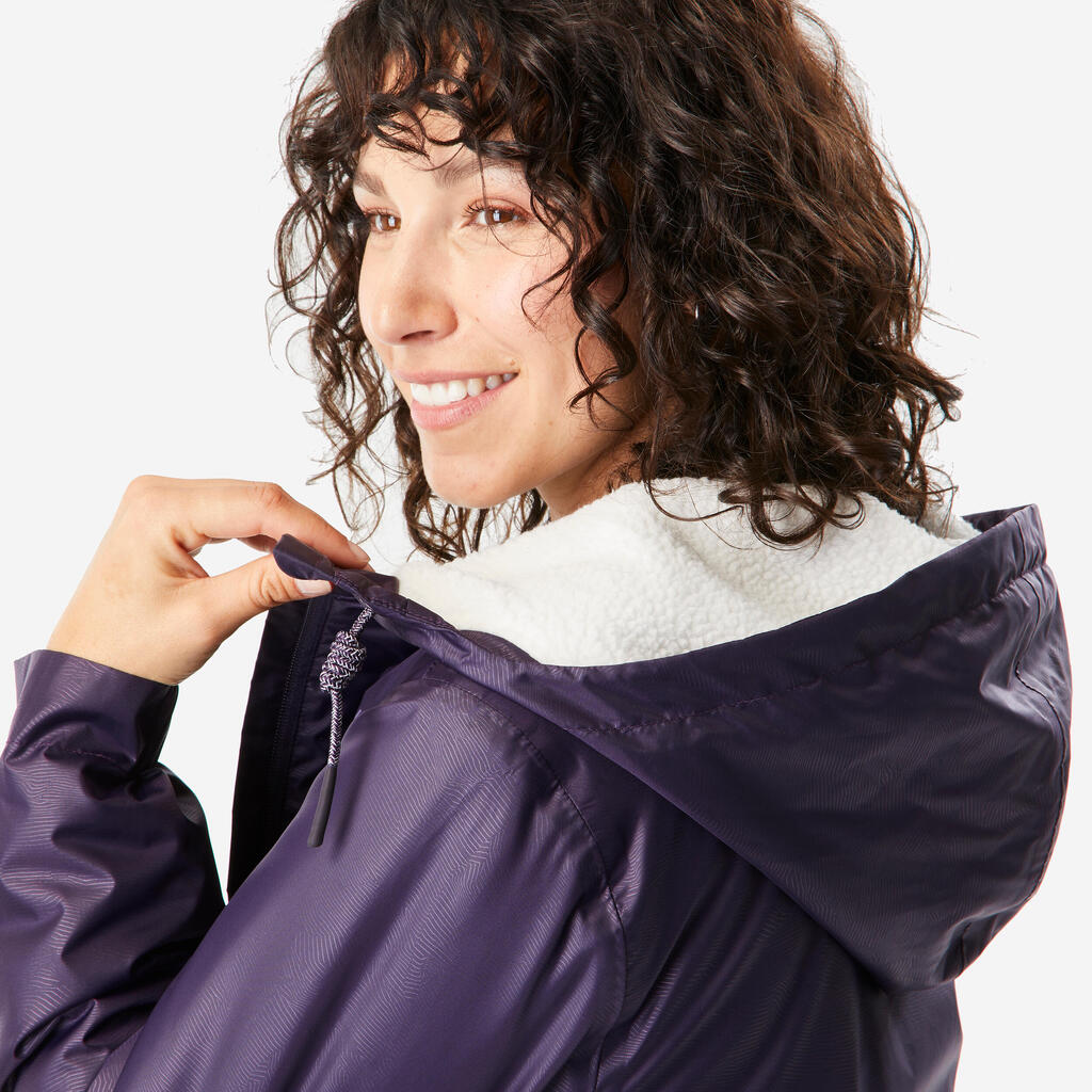 Women’s waterproof winter hiking jacket - SH100 -5°C