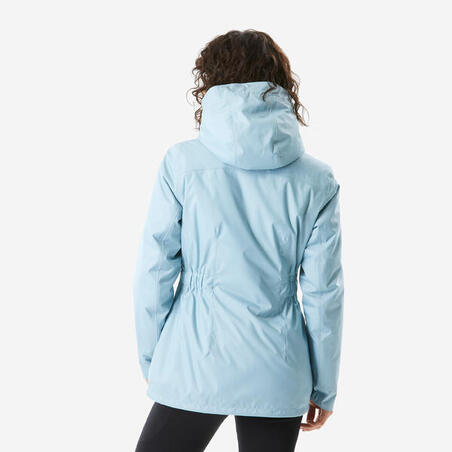 Куртка жіноча SH500 X-Warm для зимового туризму водонепроникна чорна