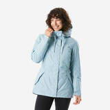 Women’s hiking waterproof winter jacket - SH500 -10°C