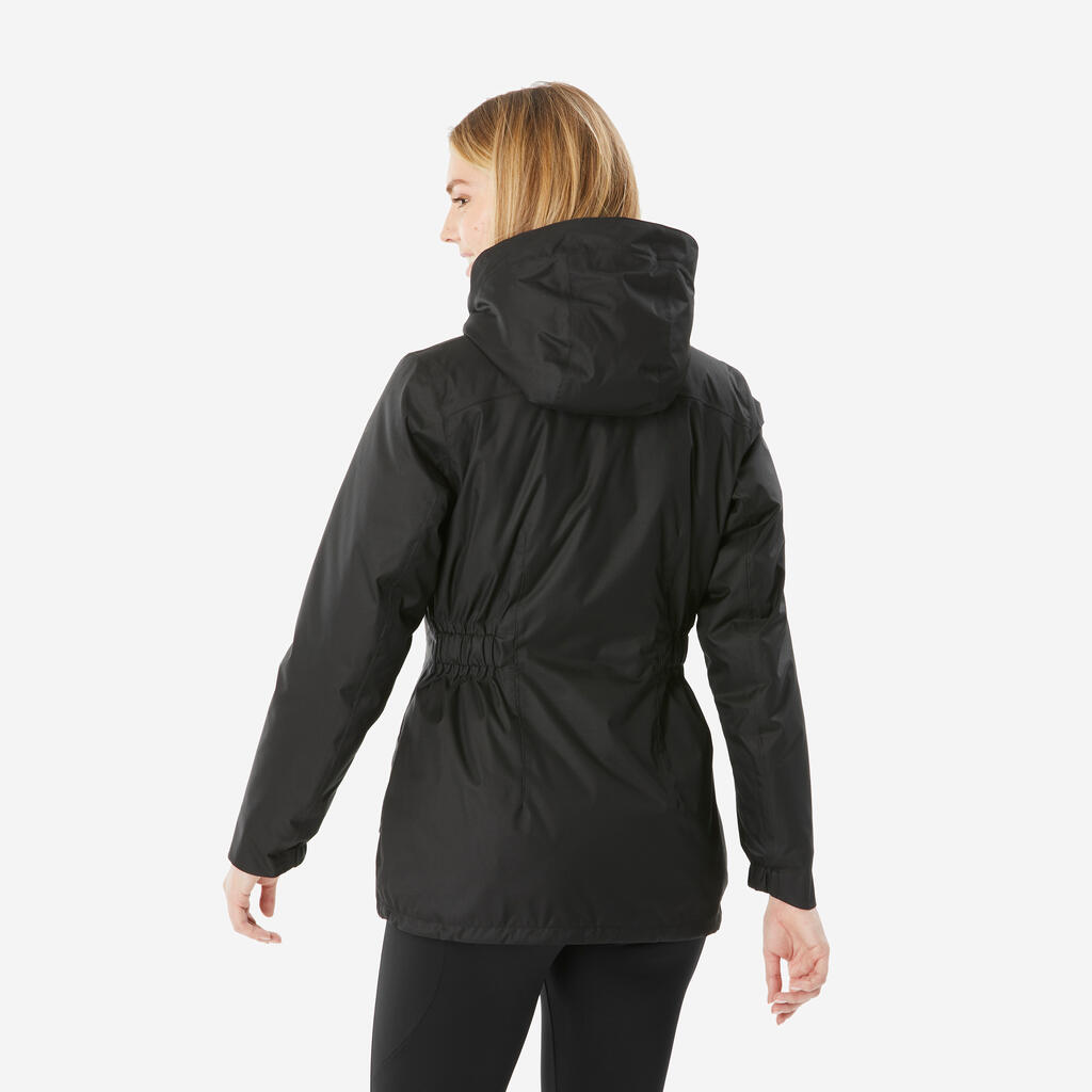 PARKA IMPERMEABLE DE SENDERISMO - SH500  -10 °C - MUJER