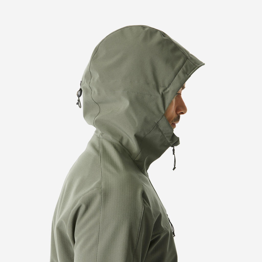 МЪЖКО SOFTSHELL ЯКЕ ЗА ПРЕХОДИ WINDWARM 500, ЧЕРНО