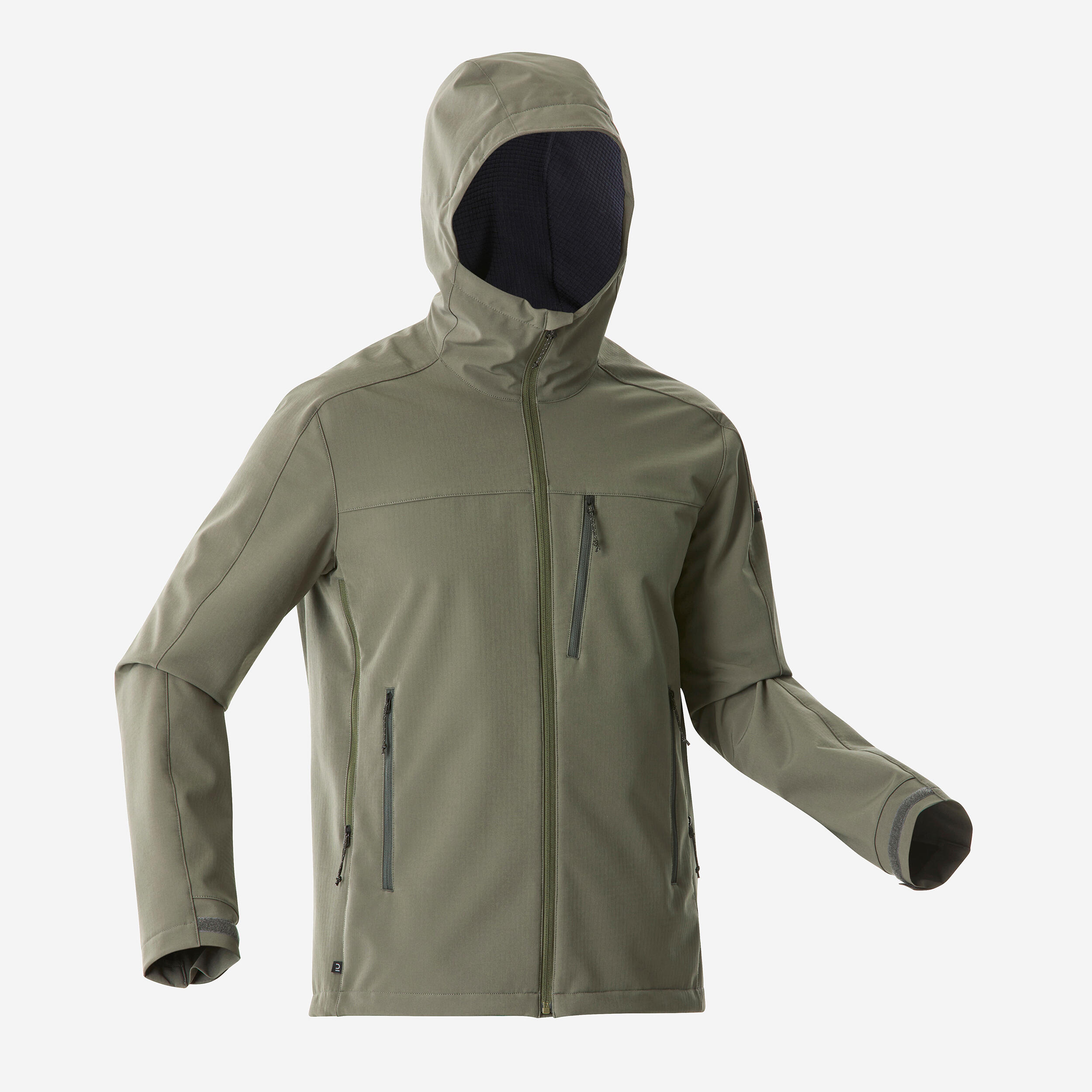 Softshell de montaña y trekking perlante cortavientos Hombre Forclaz MT500 8/8