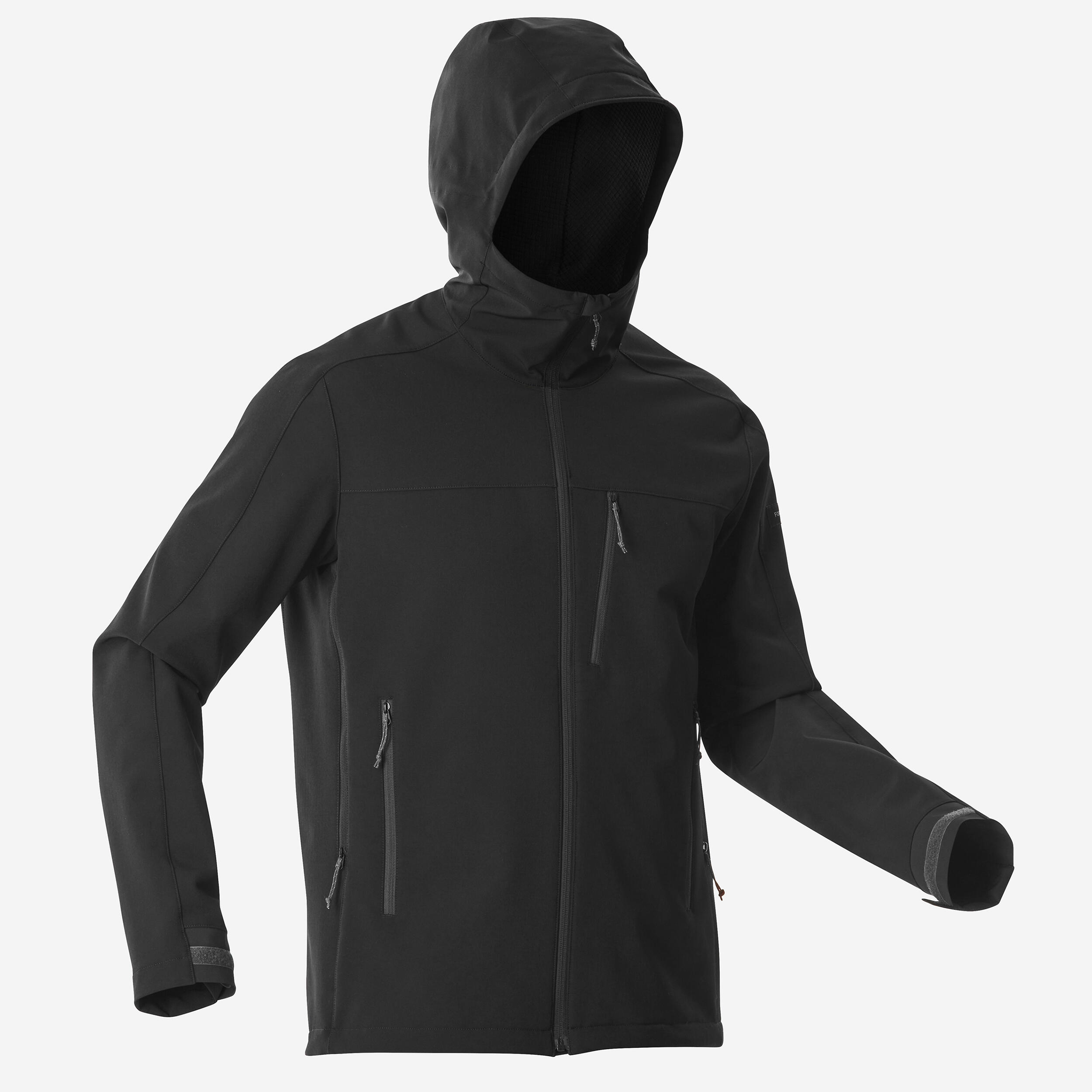 Softshell de montaña y trekking perlante cortavientos Hombre Forclaz MT500 8/9