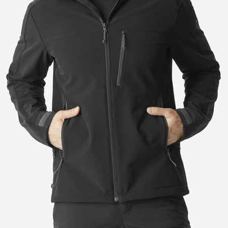 MEN’S SOFTSHELL MT  500 WINDWARM - BLACK