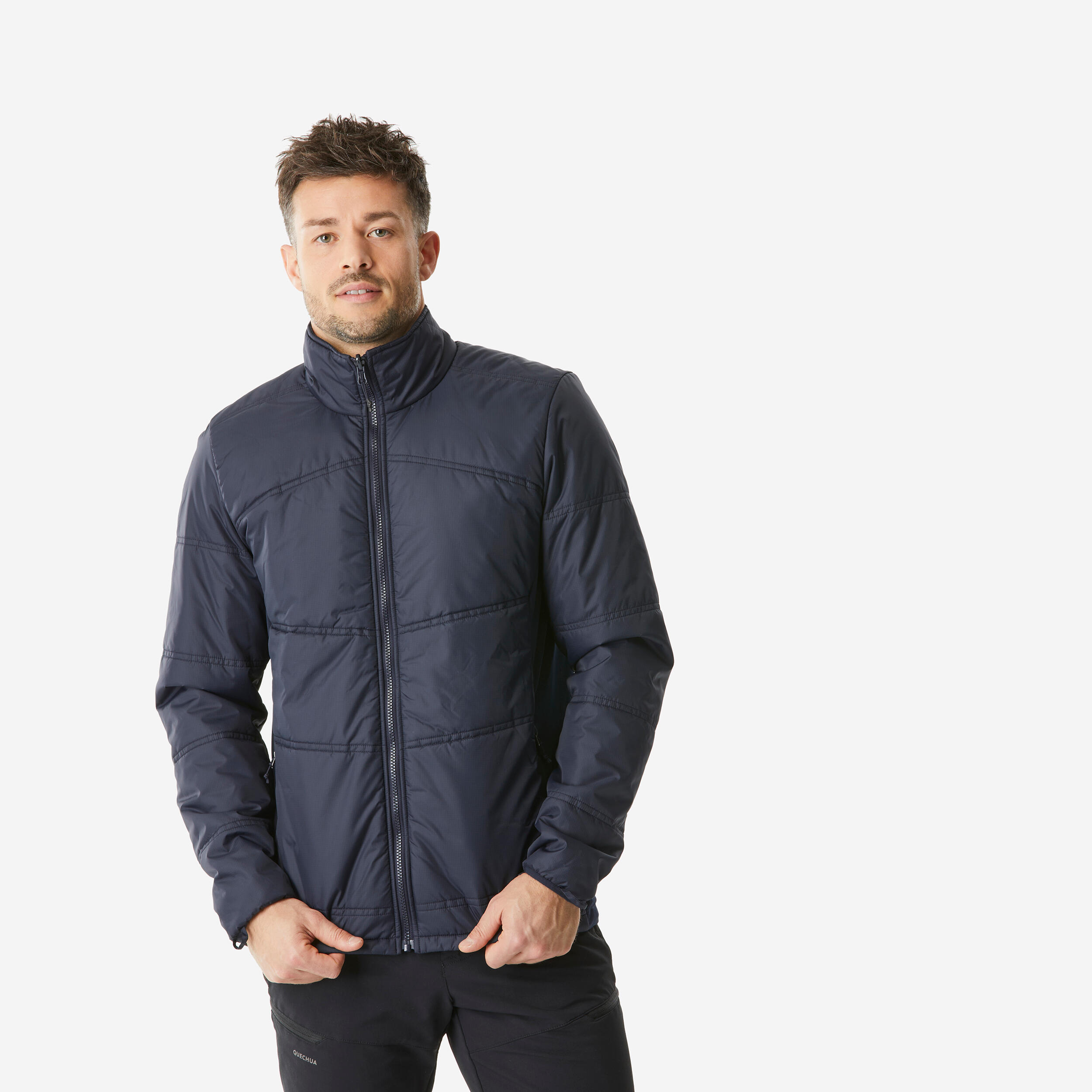 Men’s 3in1 waterproof hiking jacket -10°C, MH500 Mountain - Blue 10/13