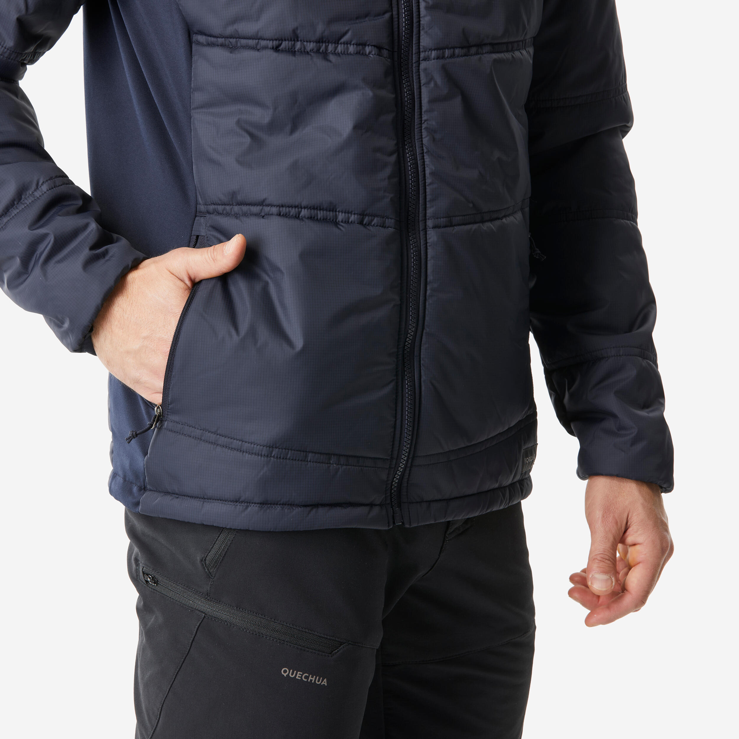 Men’s 3in1 waterproof hiking jacket -10°C, MH500 Mountain - Blue 13/13