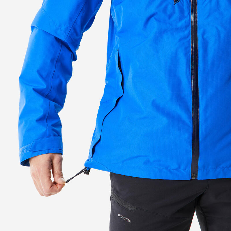 Giacca trekking uomo SH500 MOUNTAIN 3in1 blu | -10°C